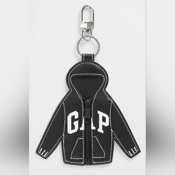 GAP Accessories - GAP Logo Hoodie Keychain Charm In Black. New